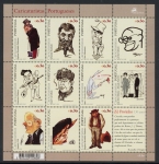 2005 Portugal SG.3248-58 Caricaturists Sheetlet U/M (MNH)