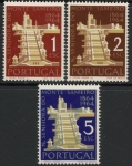 1964 Portugal SG.1246-8 Cent of Sameiro Shrine Set of 3 values U/M (MNH)