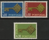 1968 Portugal SG.1337-9 Europa Set of 3 values U/M (MNH)