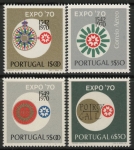 1970 Portugal SG.1391-4 Expo 70 Set of 4 values U/|M (MNH)