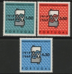 1969 Portugal SG.1362-4 50th Anniv of I.L.O. Set of 3 values U/M (MNH)