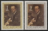 1969 Portugal SG.1368-9 Birth Cent of Jose Vianna Da Motta Set of 2 values U/M (MNH)