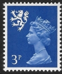 S15g  3p  2B  ultramarine. Gum Arabic. Harrison  U/M (MNH)