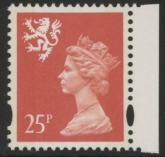 S84  25p  2B  red. yellow fluor. ex DX17 Litho Questa  U/M (MNH)