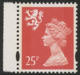 S84  25p  2B  red. blue fluor. (ex DX18) Litho Questa  U/M (MNH)