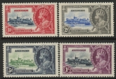 1935 Ascension - KGV Silver Jubilee SG.31-4 set 4 values U/M (MNH)