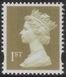 SG.1668 1st 2B Gold  Photo Harrison ex HD43 blue fluor U/M (MNH)