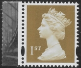 SG.1668 1st 2B Gold  Enschede ex DX36  blue fluor    U/M (MNH)