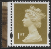 SG.1668 1st 2B Gold  Walsall ex DX35  blue fluor    U/M (MNH)