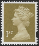 SG.1668 1st 2B Gold  DLR -  ex sheet.  blue fluor    U/M (MNH)
