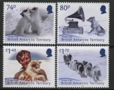 2024 British Antarctic SG.TBA Sledge Dogs Set of 4 values U/M (MNH)