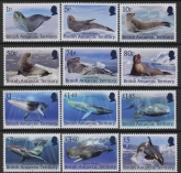 2024 British Antarctic SG.TBA Whales & Seals Definitive Set of 12 values U/M (MNH)