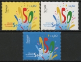 2003 Portugal SG.3011-3 150th Anniv of Portugese 1st Stamp Set of 3 values U/M (MNH)