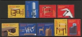 2003 Portugal SG.3063-71 Contemporary Design Set of 9 values U/M (MNH