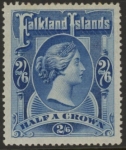 1898 Falkland Islands SG.41 2/6d deep blue mounted mint