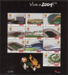2004 Portugal MS.3072  European Football Mini Sheet U/M (MNH)