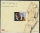 1998 Portugal MS.2686 Jose Saramago Mini Sheet U/M (MNH)