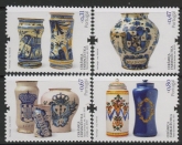 2008 Portugal SG.3594-7 Ceramics Set of 4 values U/M (MNH)