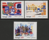 2007 Portugal SG.3510-2 Portugese Artists Set of 3 values U/M (MNH)