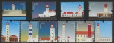 2008 Portugal SG.3568-77 Lighthouses Set of 10 values U/M (MNH)