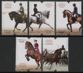 2009 Portugal SG.3669-73 The Lustanian Horse Set of 5 Values U/M (MNH)