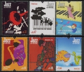 2009 Portugal SG.3677-82 Jazz Set of 6 values U/M (MNH)