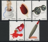 2009 Portugal SG.3703-7 Stamps & Senses Set of 5 values U/M (MNH)