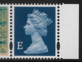 SG.1669 E' 2B deep blue.Enschedé. ex DX30 U/M (MNH)