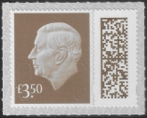 V5029? £3.50 brown M25L MAIL (from sheet) U/M (MNH