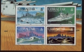 1994  Gibraltar  MS.724 2nd World War Warships (2nd Issue) mini sheet.  U/M (MNH)