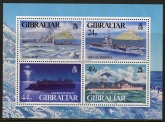 1995  Gibraltar  MS.748 Second World War Warships (3rd Issue)  mini sheet.  U/M (MNH)