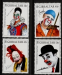 2002  Gibraltar  SG.1002-5 Europa 'Clowns' set 4 values. U/M (MNH)