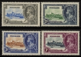 1935 Nyasaland - SG.123-6 KGV Silver Jubilee set  mounted mint.  Cat. value £40.00