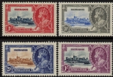 1935 Barbados  - SG.241-4  KGV Silver Jubilee set  mounted mint. Cat. value £30.00