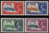 1935  Falkland Islands   - SG.139-42   KGV Silver Jubilee set  mounted mint.