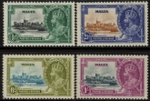 1935 Malta   - SG.210-3  KGV Silver Jubilee set mounted mint.