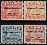 1935  Nauru  SG.40-3  Silver Jubilee set 4 values mounted mint.