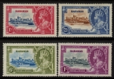 1935 Bahamas SG.141-4 KGV Silver Jubilee set mounted mint.