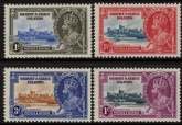 1935  Gilbert & Ellice Islands  SG.36-9  Silver Jubilee set 4 values mounted mint.