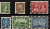 1935 Canada - SG.335-40 KGV Silver Jubilee set 6 values unmounted mint (MNH)