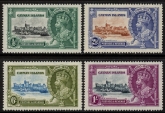 1935 Cayman Islands  SG.108-11  Silver Jubilee set 4 values u/m  (MNH)