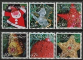2004 Gibraltar SG.1107-12 Christmas Decorations Set of 6 values U/M (MNH)