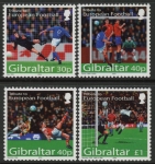 2004 Gibraltar SG.1083-6 European Football Set of 4 values U/M (MNH)