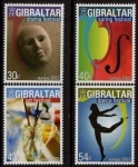 2003 Gibraltar SG.1041-4 Europa Art Set of 4 values U/M (MNH)