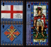 2003 Gibraltar SG.1052-4 1700 Eath Anniv of St. George Set of 3 values U/M (MNH)