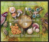 2003 Gibraltar MS.1061 Mushrooms Mini Sheet U/M (MNH)