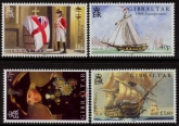 2005 Gibraltar  SG1120-3 Bi-Cent Battle of Trafalgar set 4 values U/M (MNH)