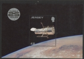 2015 Jersey MS.1939 Anniv Hubble Space Telescope M/S U/M Face £2.00