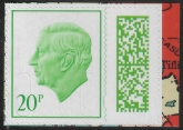 V5251  20p light green M25L MPIL  ex CY10 Valour & Victory. U/M (MNH