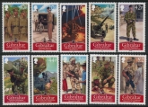2008 Gibraltar SG1292-301 Royal Gibraltar Regiment Set of 10 values U/M (MNH)
